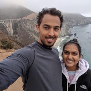 Oliana and I at Bigsby Bridge